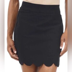 Counterparts Scalloped Hem Skort